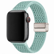 Bracelet Apple Watch Knit - nylon - Vert
