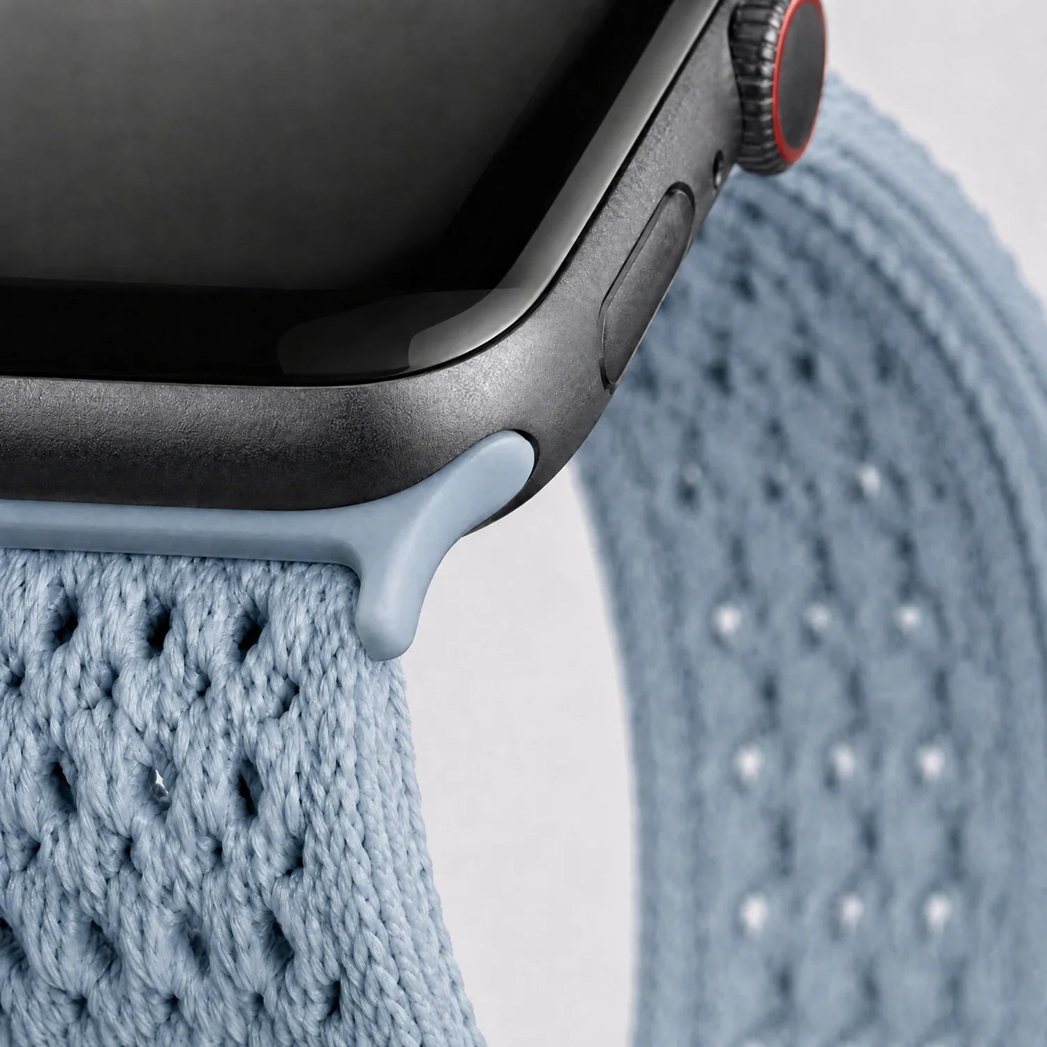 Bracelet Apple Watch Knit - nylon - bleu clair