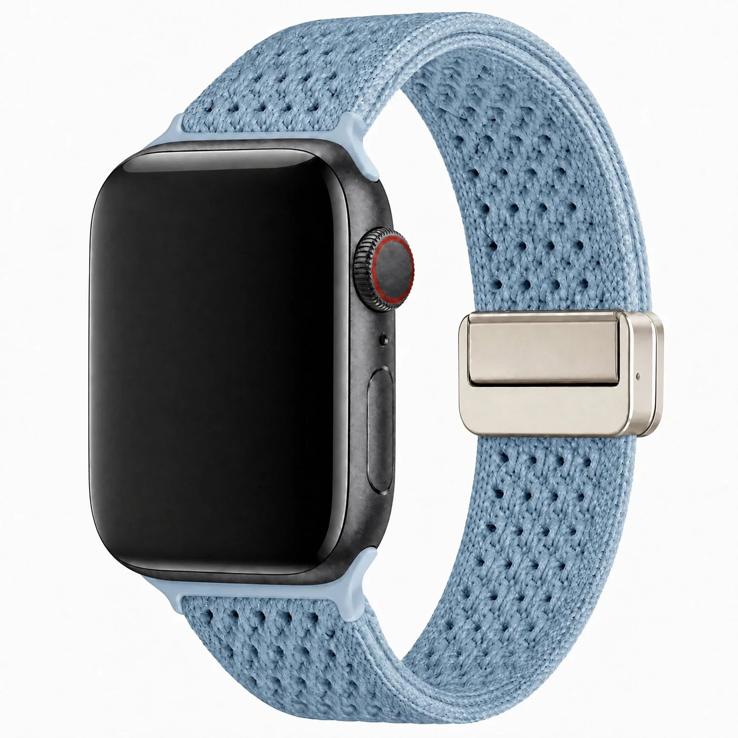 Bracelet Apple Watch Knit - nylon - bleu clair