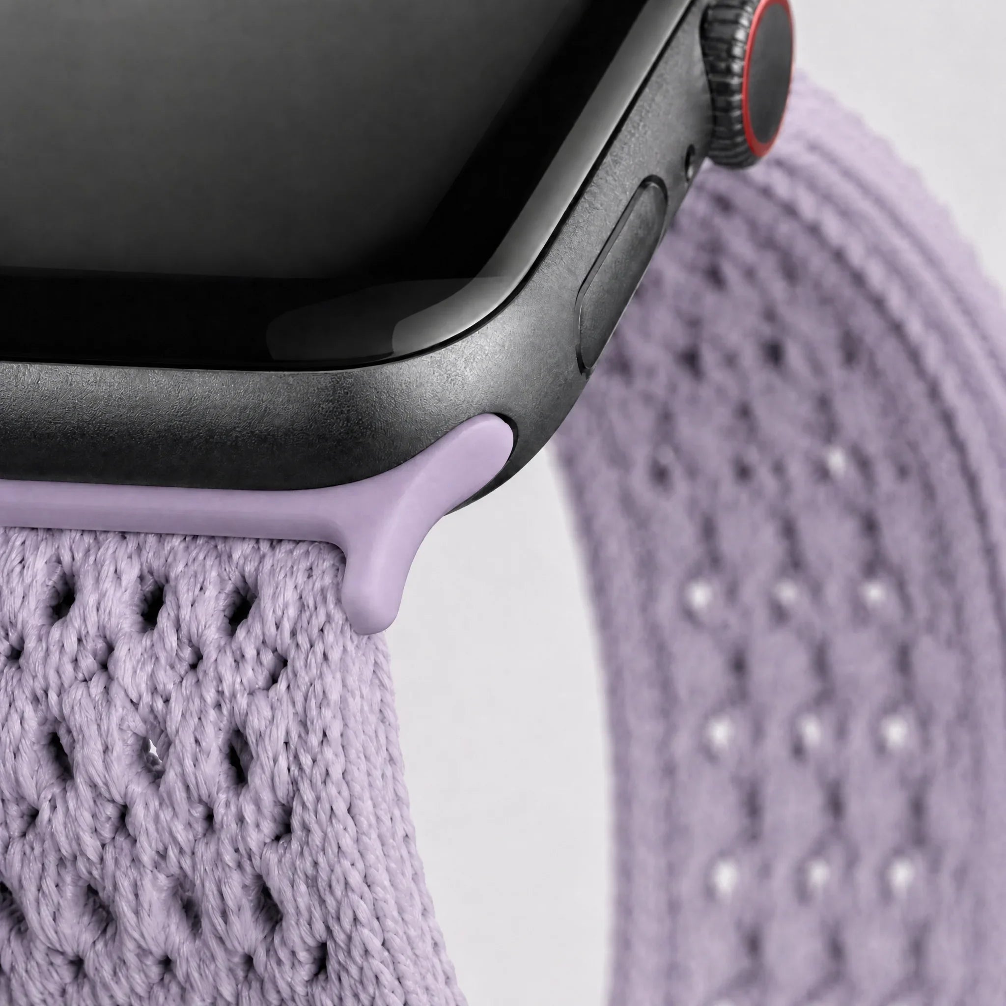 Bracelet Apple Watch Knit - nylon - Lilas