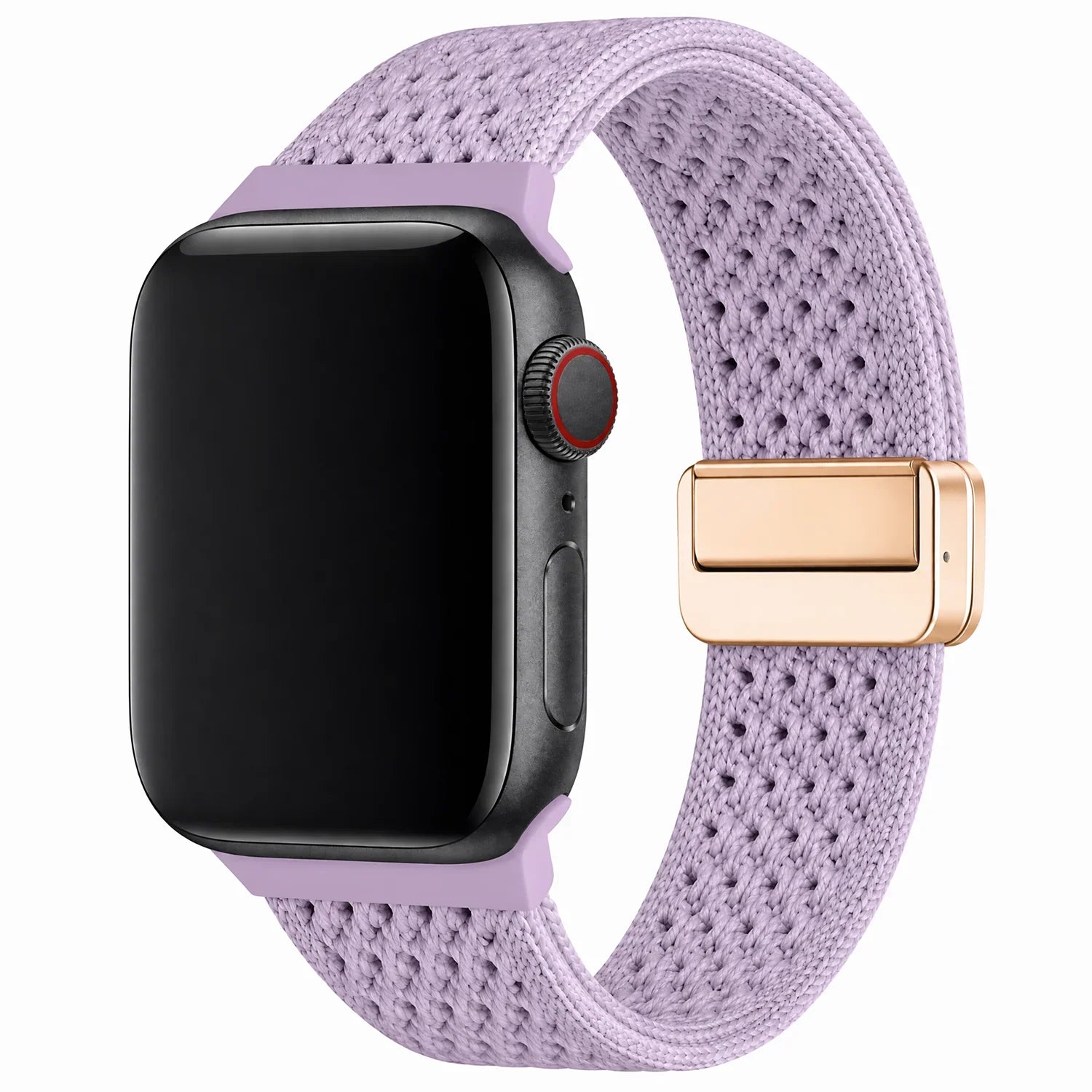 Bracelet Apple Watch Knit - nylon - Lilas