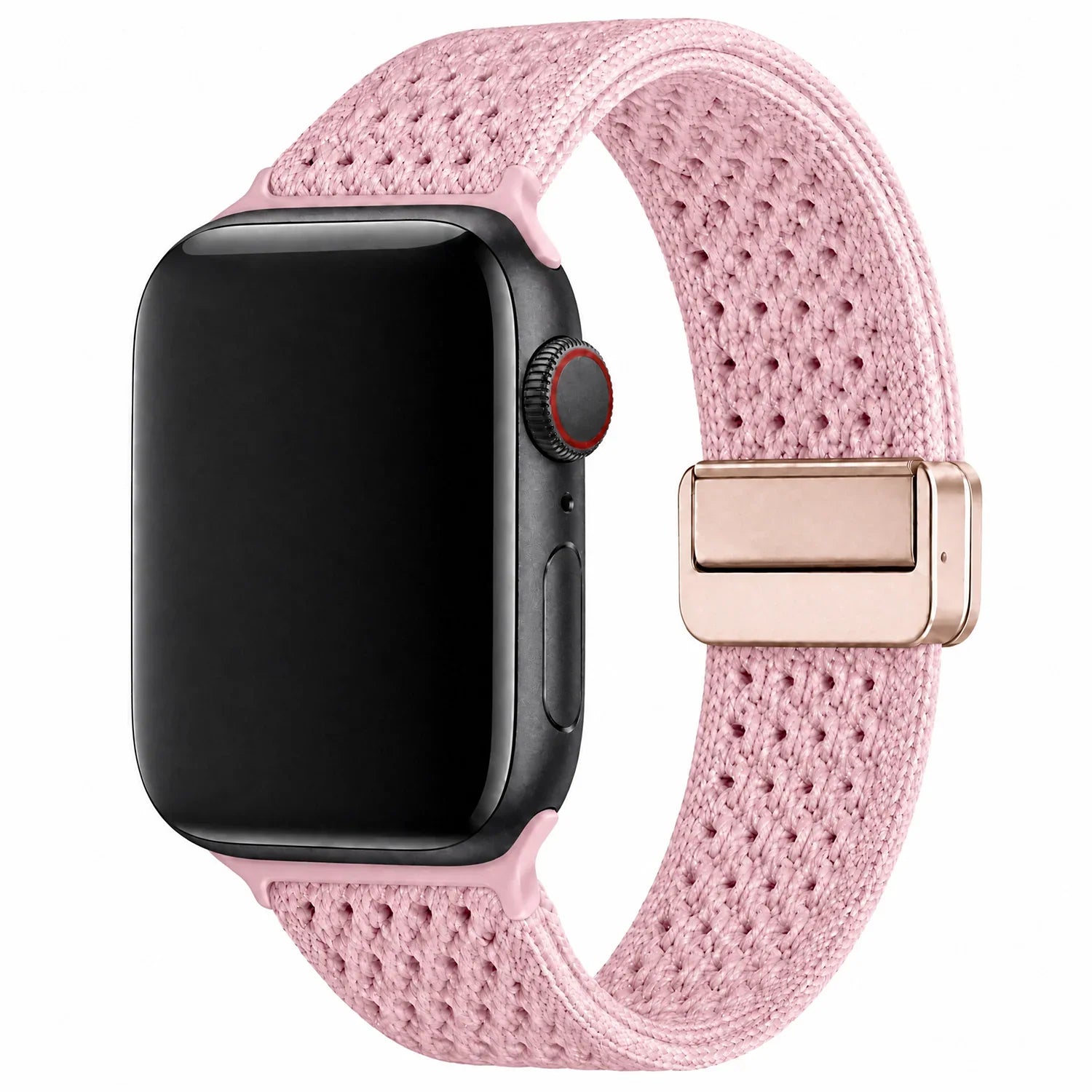 Bracelet Apple Watch Knit - nylon - Rose