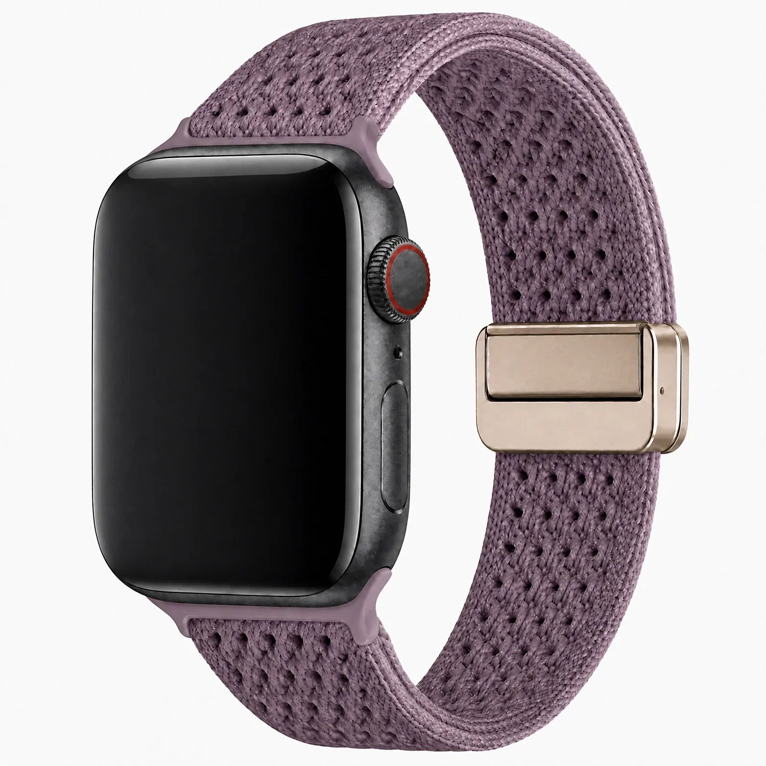 Bracelet Apple Watch Knit - nylon - Violet fumé