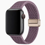 Bracelet Apple Watch Knit - nylon - Violet fumé
