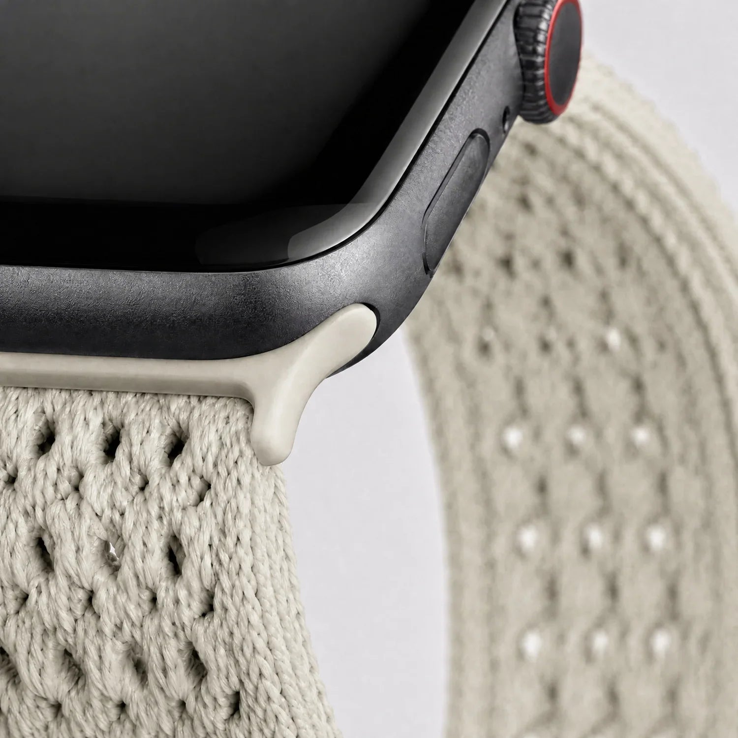 Bracelet Apple Watch Knit - nylon - Lumière stellaire