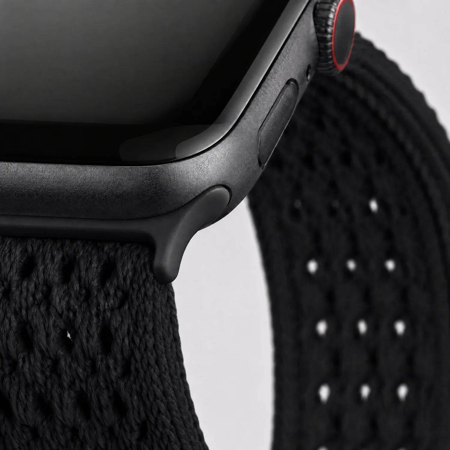 Bracelet Apple Watch Knit - nylon - Noir