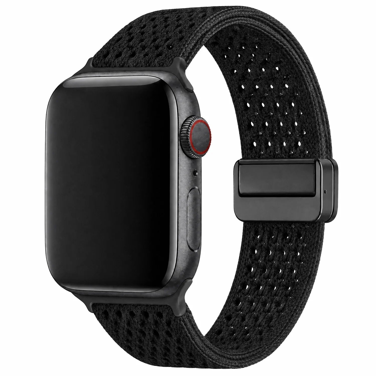 Bracelet Apple Watch Knit - nylon - Noir