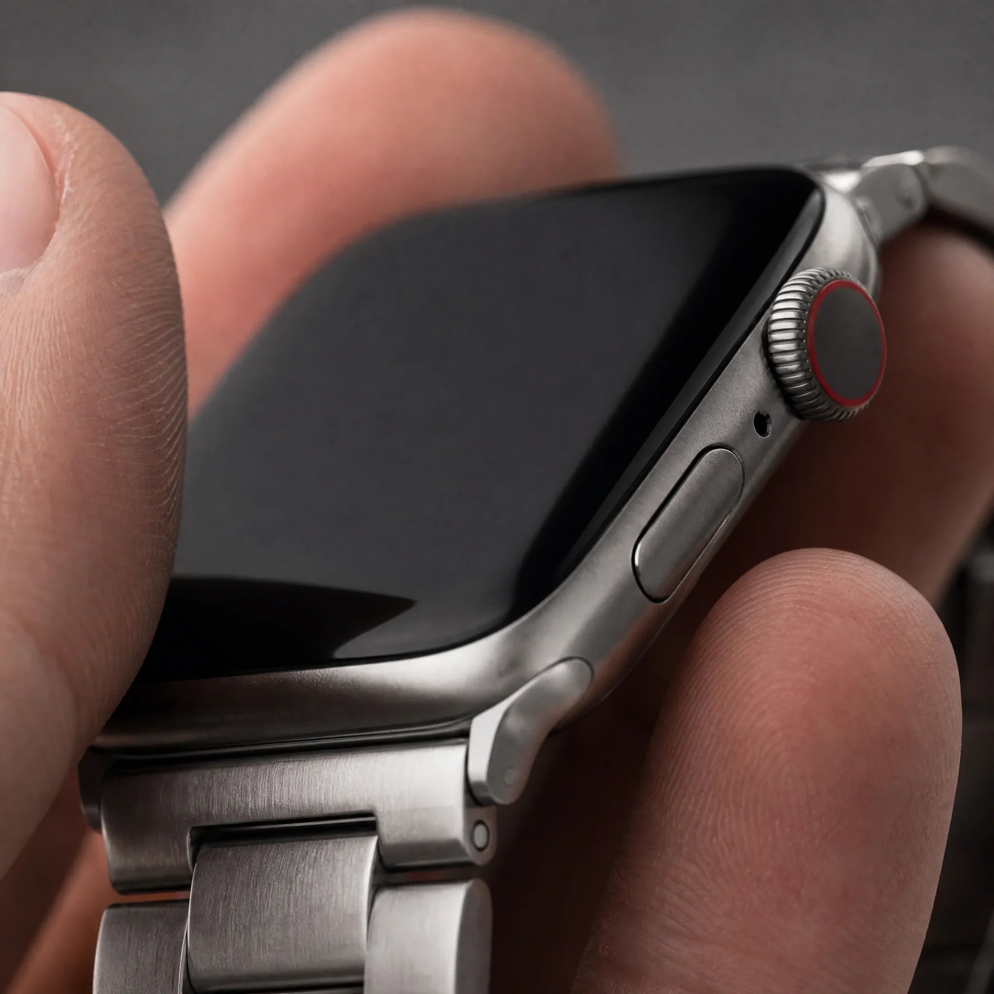 Bracelet Apple Watch Rivaro - acier - Lumière stellaire