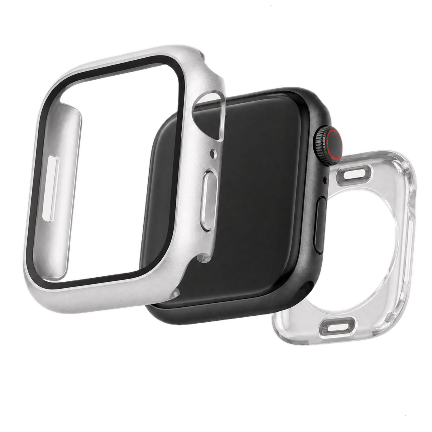 Apple Watch full body hardcase Armor - zilver