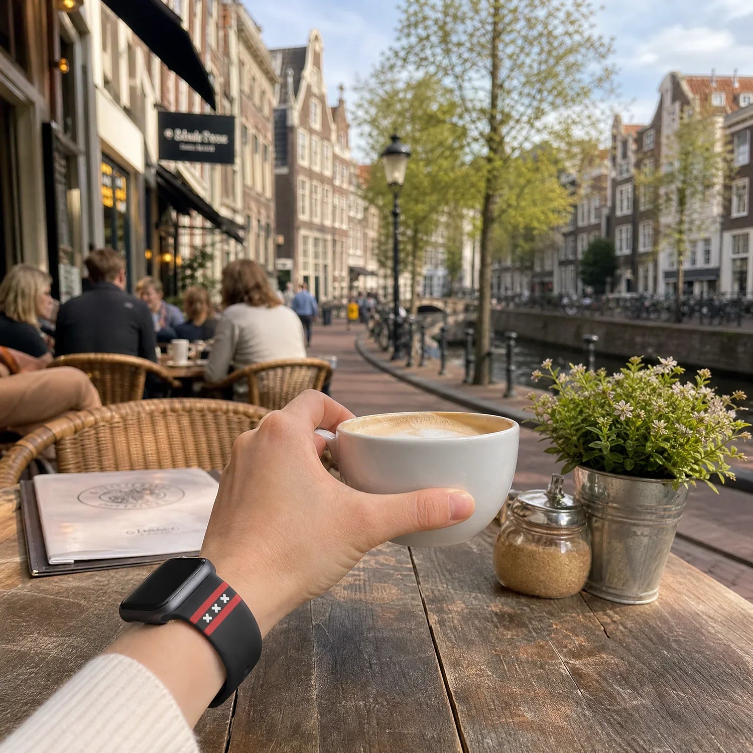 Bracelet imprimé Apple Watch - silicone - Amsterdam XXX