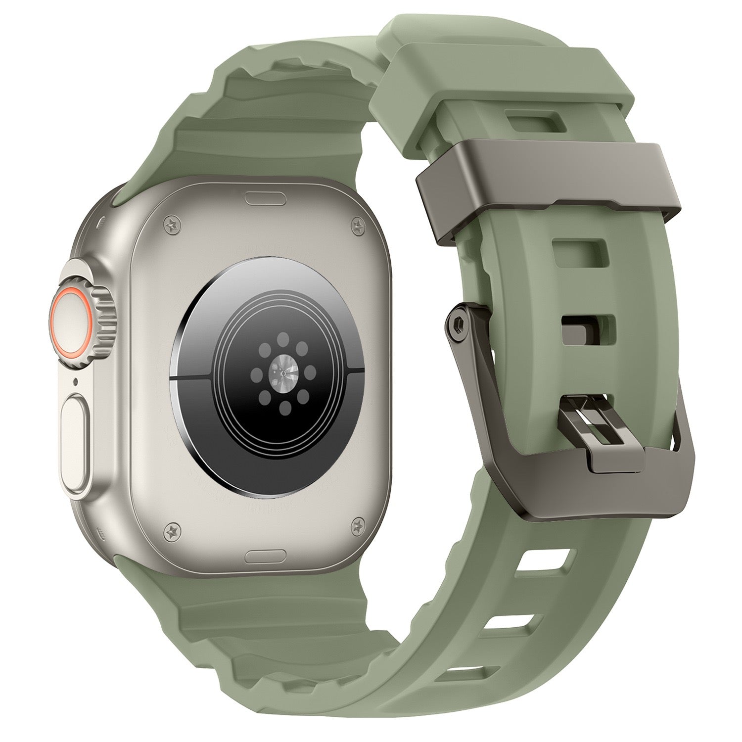 Apple Watch siliconen Ranger bandje - groen