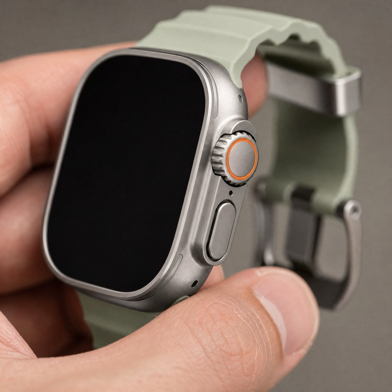 Apple Watch siliconen Ranger bandje - groen
