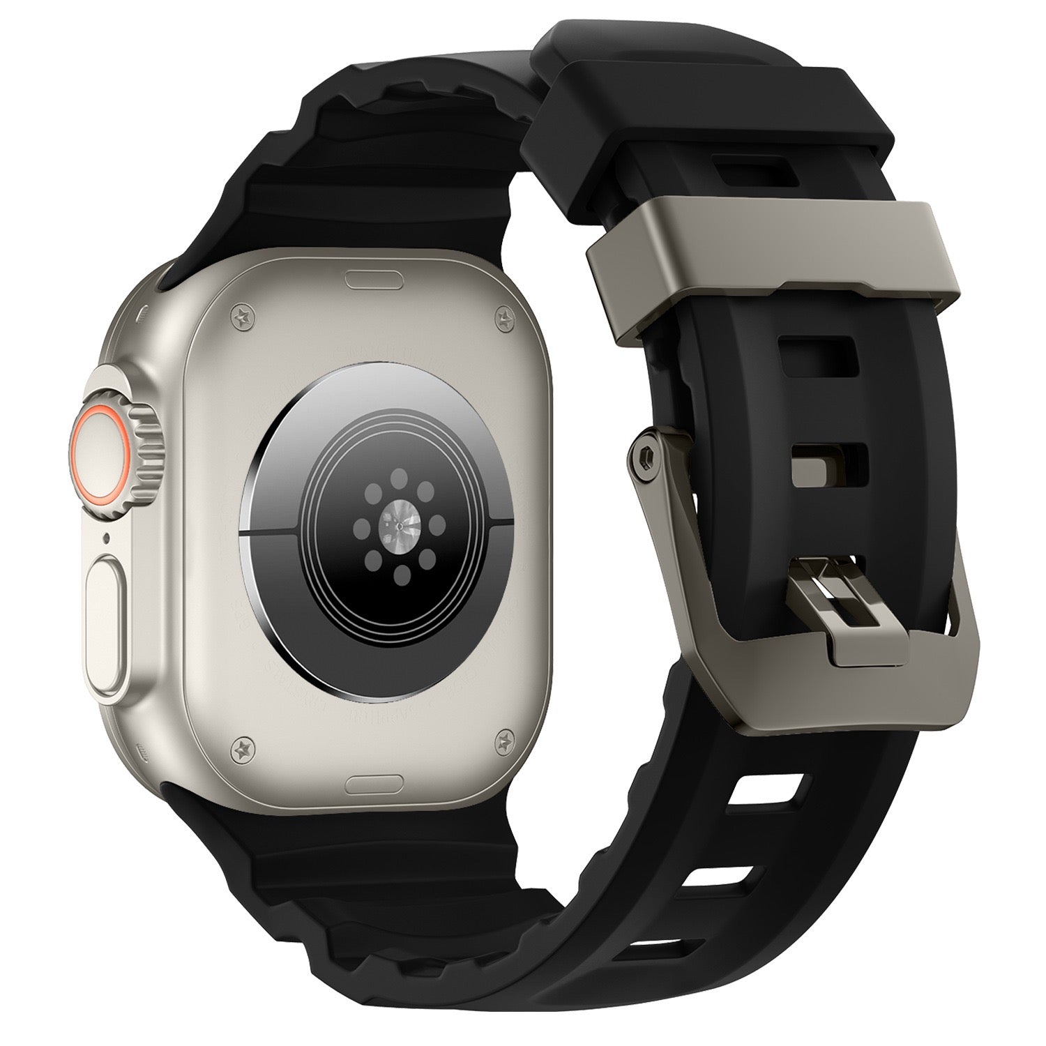 Bracelet Ranger en silicone pour Apple Watch - noir