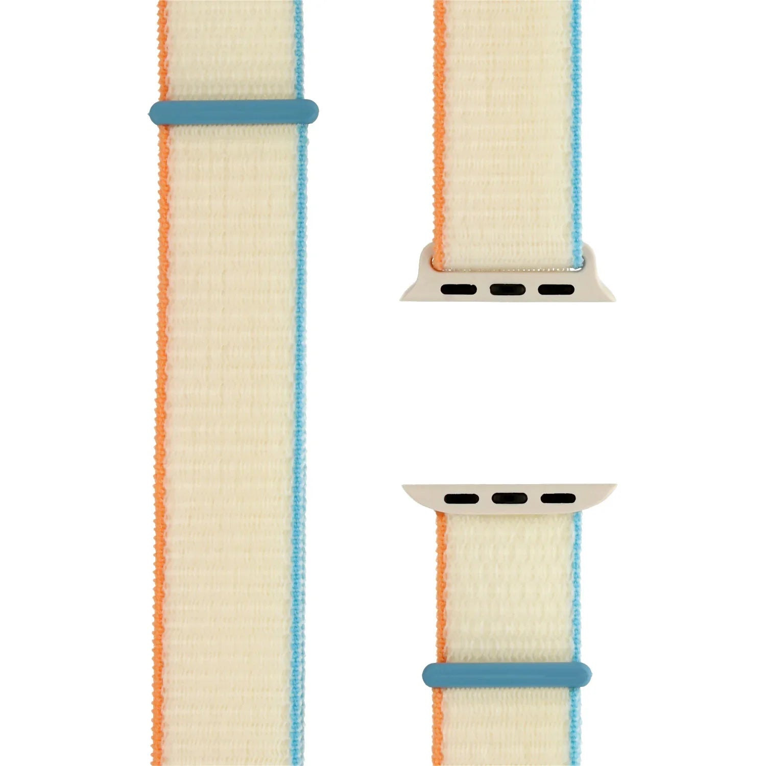 Apple Watch bandje - geweven - nylon - cream