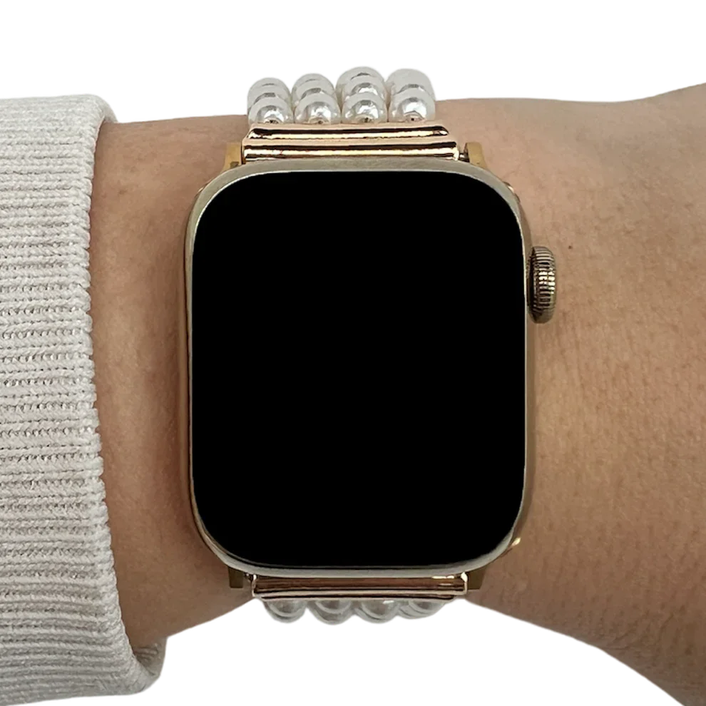 Apple Watch bandje - sieraad - Wit