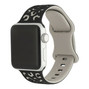 Apple Watch Wild bandje - siliconen - zwart sterrenlicht