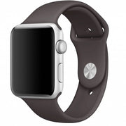 Apple Watch bandje - siliconen - cacao