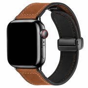 Apple Watch bandje Lennox - leer - bruin