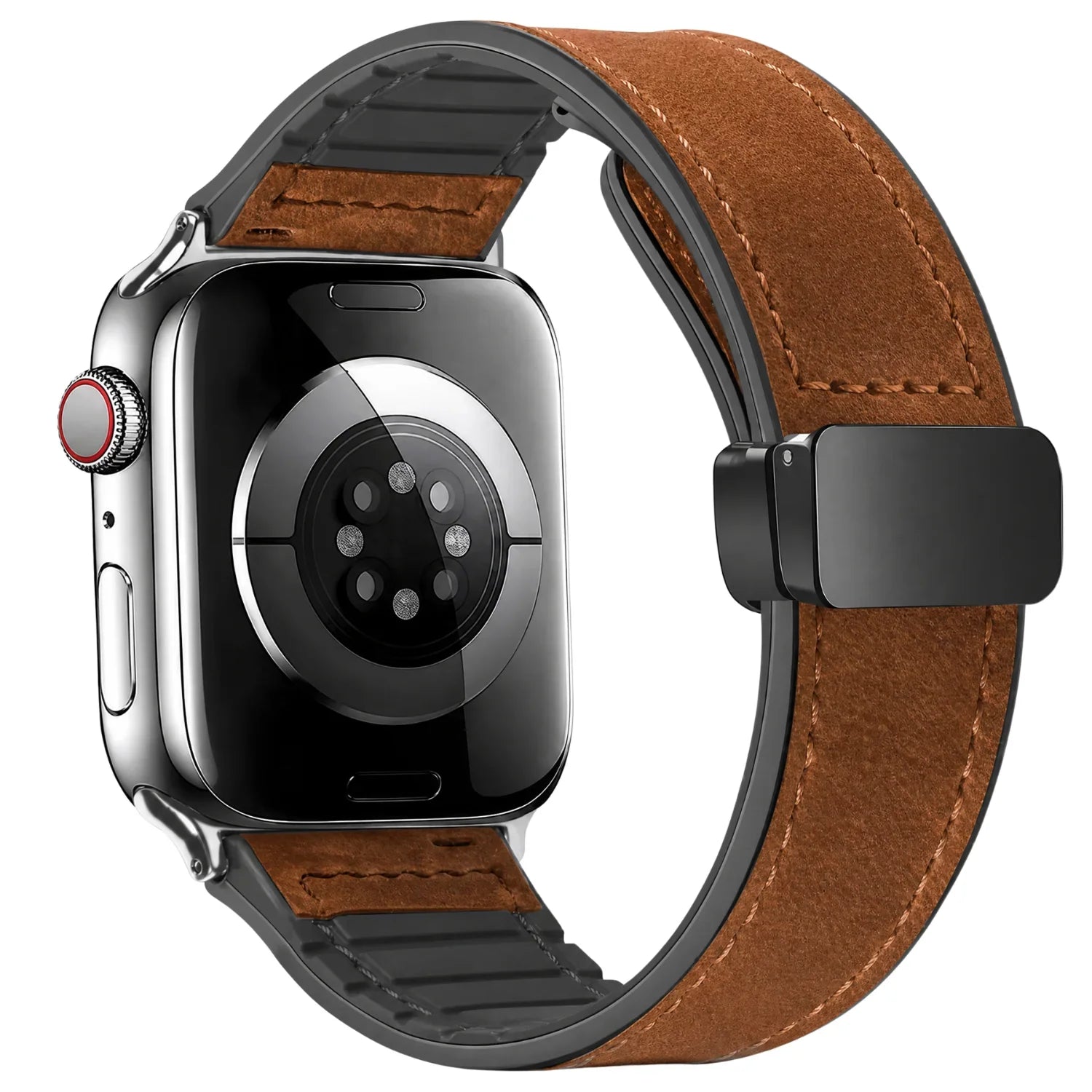 Apple Watch bandje Lennox - leer - bruin
