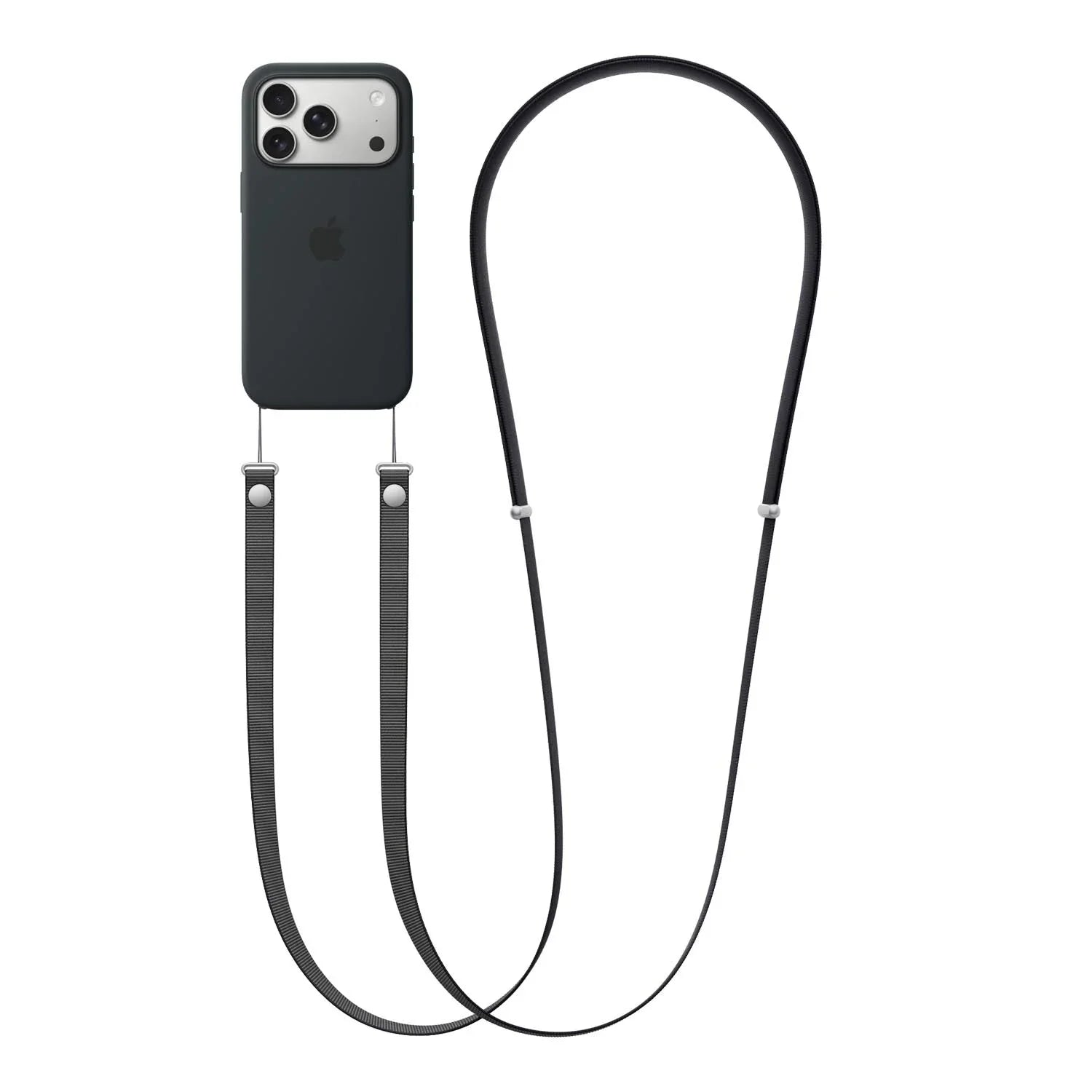 Telefoonkoord Aeria Crossbody - zwart