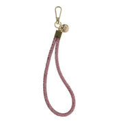 Telefoonkoord Diamond - roze - goud