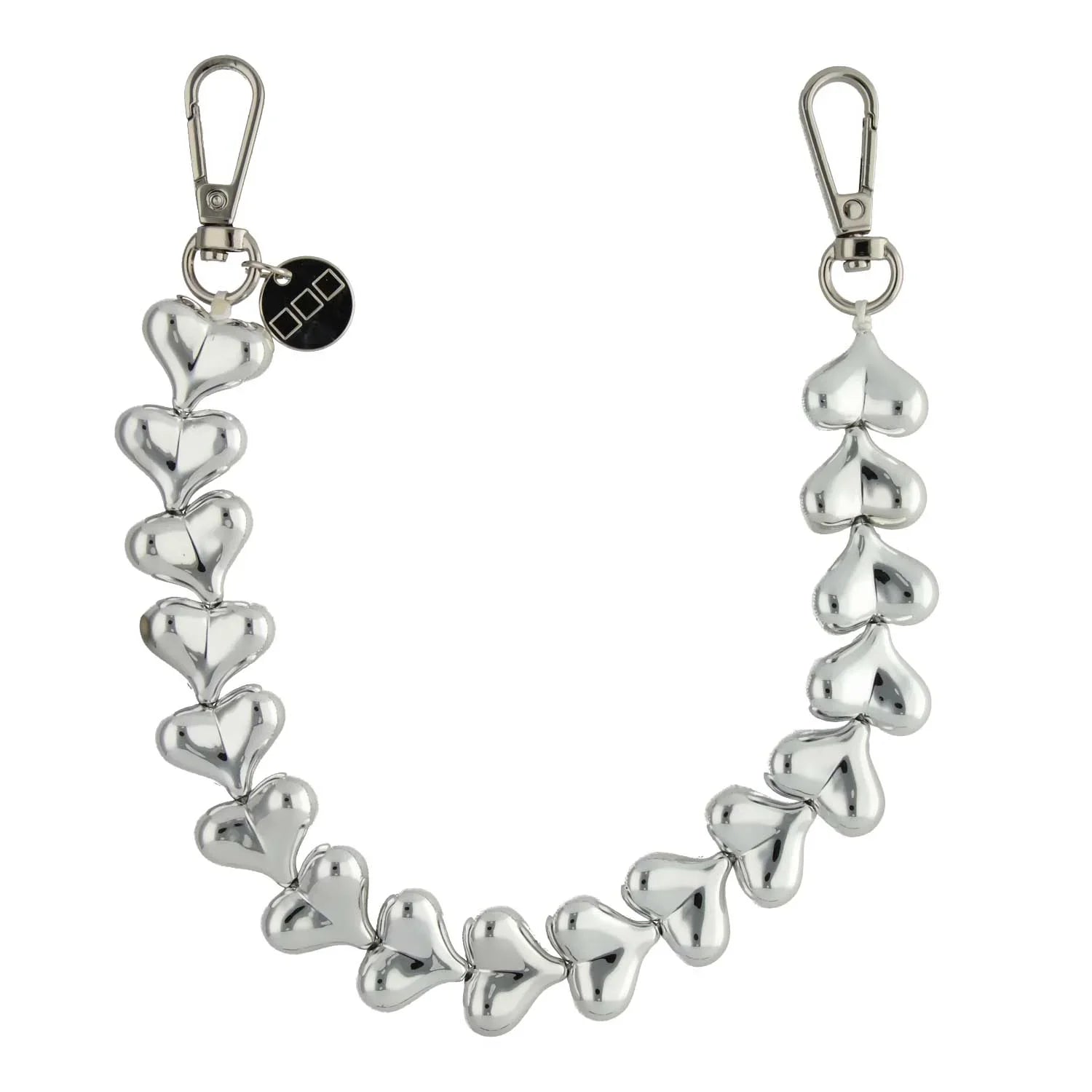 Telefoonkoord Heart - zilver - zilver
