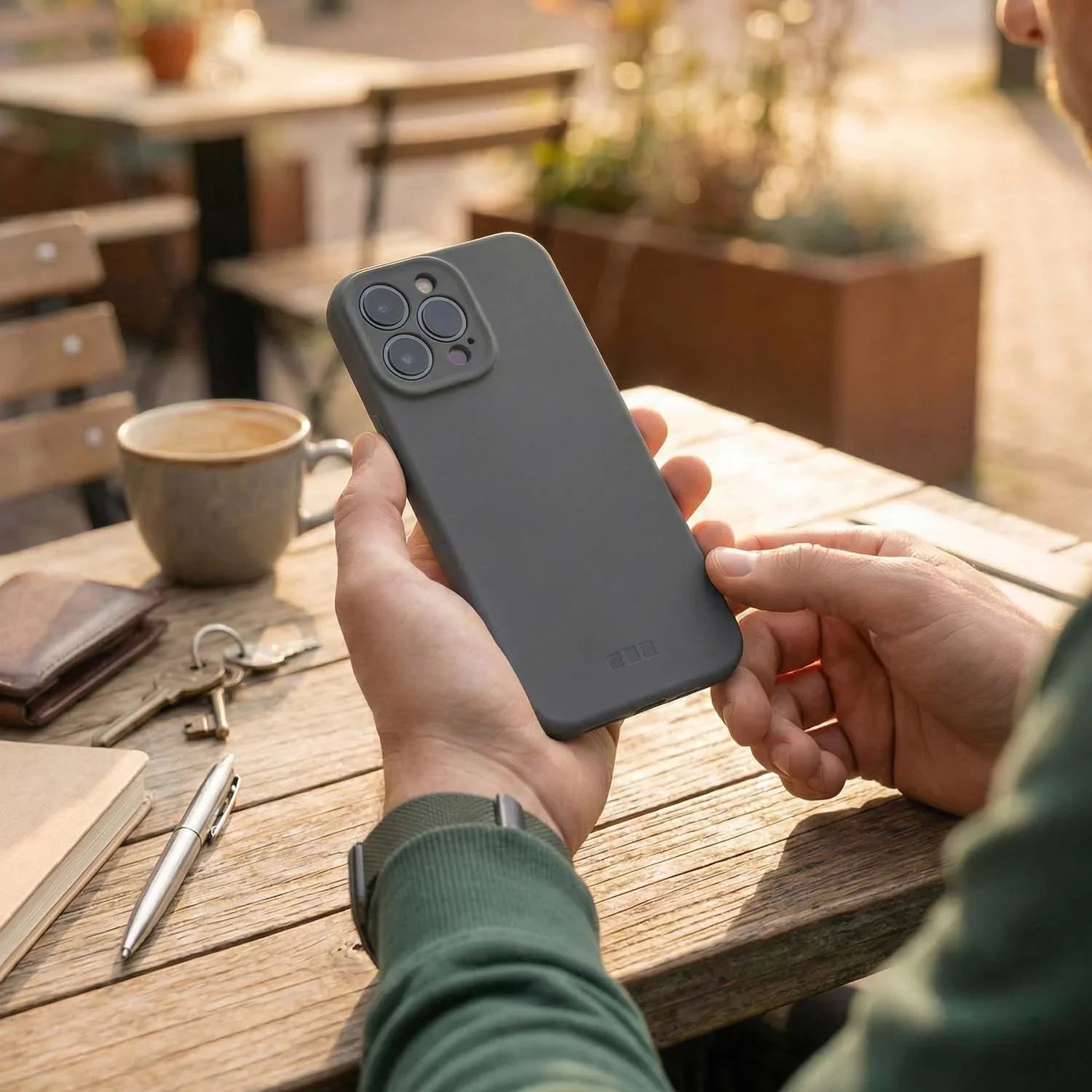 iPhone hoesje Coloree - grijs