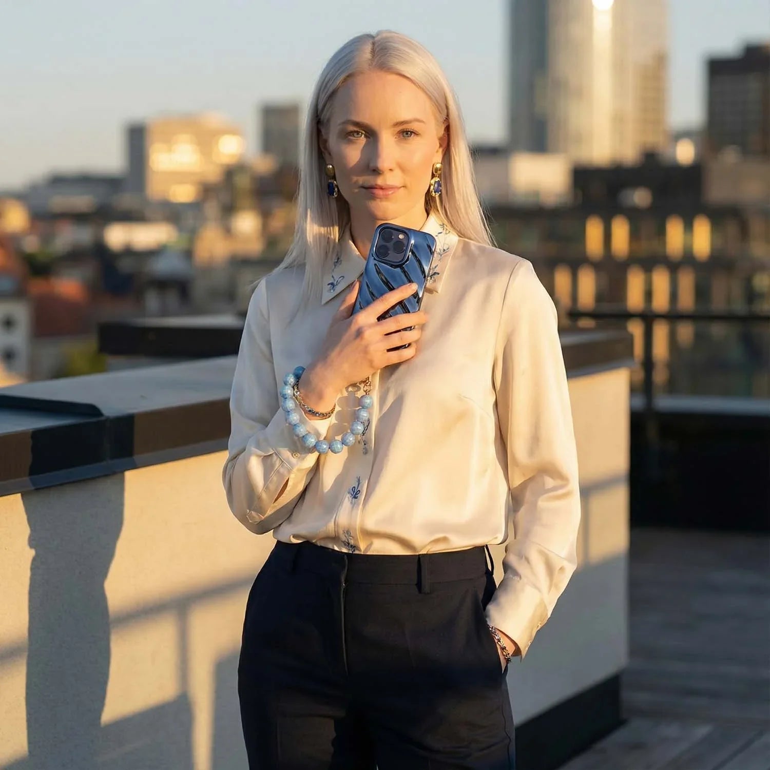 Coque iPhone Lustra - bleu