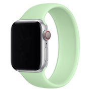 Apple Watch bandje - siliconen - solo loop - pistache